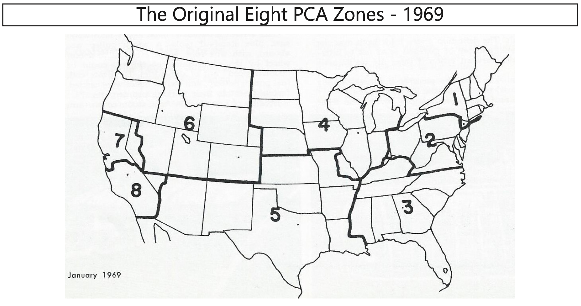 PCA Zone 6 Zone 6 History