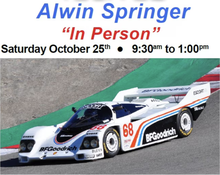 Pacific NW Region: Tech Ed Alwin Springer in Person – PCA Zone 6